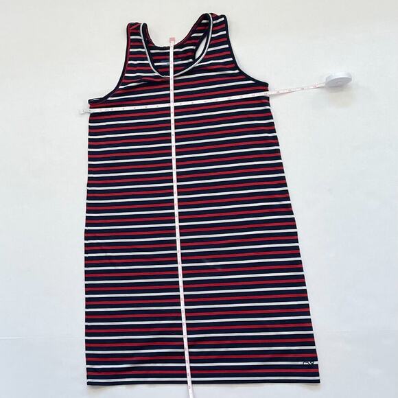 Vineyard Vines Girl's Sankaty Red, White, Blue Stripe Tank/Sleeveless Dress, 14 - Picture 7 of 9